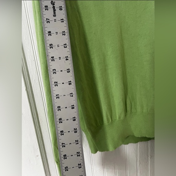 Banana Republic Bright Green Scoop Neck Sweater - Picture 4 of 10